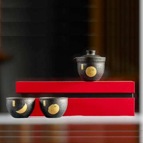 Service à thé en céramique  ·  Signature Lune Subtilsthes