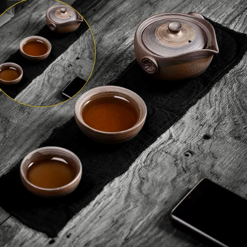 Service à thé portable en céramique Subtilsthes